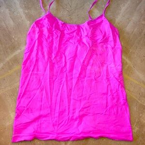Neon pink camisole